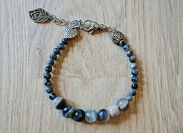 Bracelet Agate du Botswana
