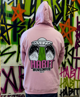 Habit worldwide pink hoodie