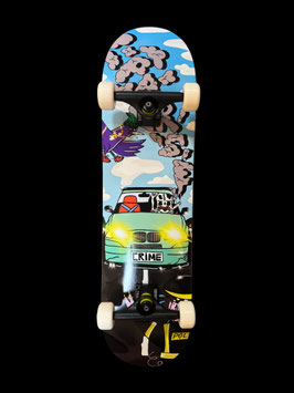 Skateboard Complete Black Trucks Parse