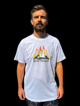 Habit Graveyard Dice White tee
