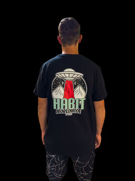 Habit Worldwide Tee Türkis Black