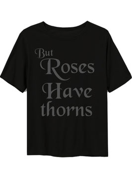 ROSES SIGNATURE T SHIRT - BLACK