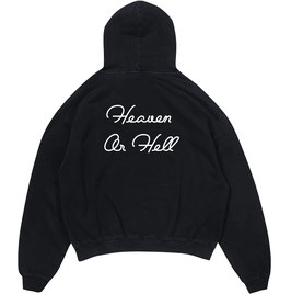 Hoodie Heaven Or Hell' - Black