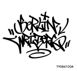 TYOS47 COA STICKER