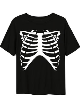 SKELETON T-SHIRT  BLACK