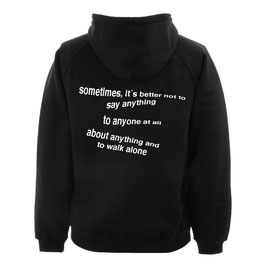 SOMETIMES HOODIE - BLACK