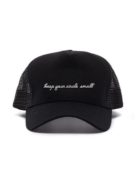 Small Circle Cap- Black