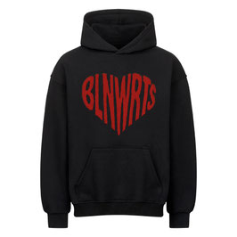 HEART HOODIE BLACK