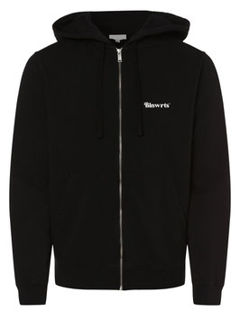 LOGO ZIP HOODIE - BLACK