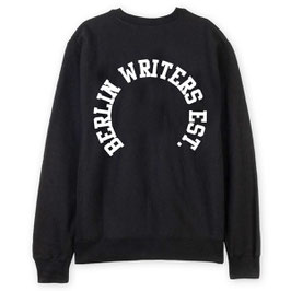 Curved Highschool Heavy Sweater Black