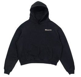 Basic Hoodie Chest Black