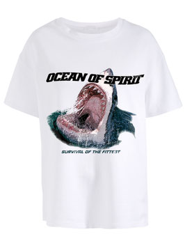 Shark Tee White