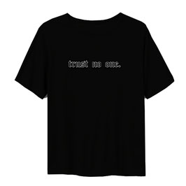 TRUST TEE - BLACK OUTLINE