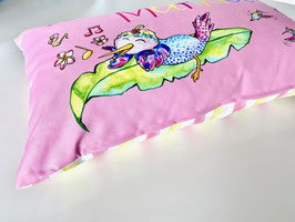 Personalized Pillow "Sweet Bee Hummingbird"