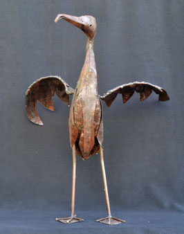 Cormoran en métal recyclé  :   Zimbabwe