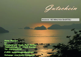 Shiatsu Massage 60 min