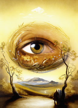 Kunstdruck - Das Auge