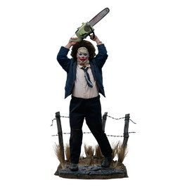 Leatherface: Pretty Woman Mask 1/3 Texas Chainsaw Massacre Horror Statue 84cm PCS