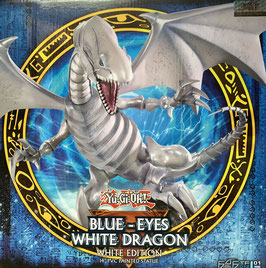 Blue-Eyes White Dragon White Edition Yu-Gi-Oh! Game Statue 35cm First 4 Figures