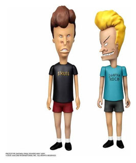 Beavis and Butt-Head 1/6 Animated Tv Series 30cm Figure Set Mondo