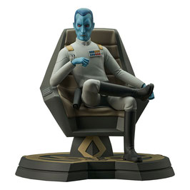 Grand Admiral Thrawn on Seat 1/7 Star Wars Rebels Premier Collection Statue 23cm Gentle Giant