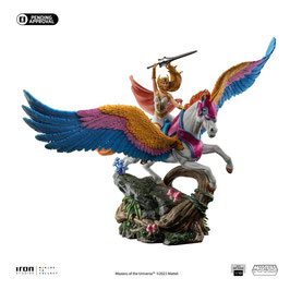 She-Ra and Swiftwind 1/10 Masters of the Universe BDS Art Scale 42cm Statue Iron Studios