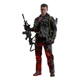 T-800 Battle Damaged Version 2.0 1/6 Terminator 2 Movie Masterpiece Actionfigur 32cm Hot Toys