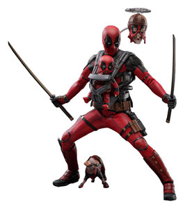 Deadpool 1/6 Deadpool & Wolverine Movie Masterpiece Marvel Actionfigur 31cm Hot Toys