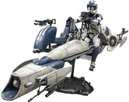 Heavy Weapons Clone Trooper & BARC Speeder with Sidecar 1/6 Star Wars The Clone Wars Actionfigur 30cm Hot Toys