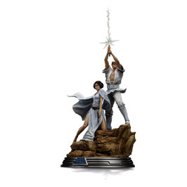 Luke and Leia 1/10 Star Wars Deluxe Art Scale Statue 41cm Iron Studios