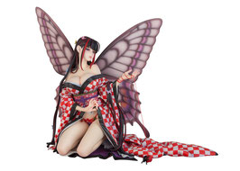 Hoteri Red Butterfly Illustration Original Character 16cm Anime Statue by Jin Happobi Flare