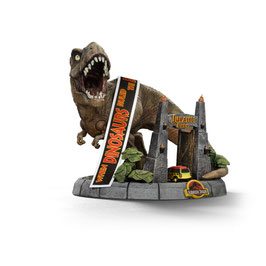 T-Rex Illusion Deluxe Jurassic Park Mini Co. Pvc Figur 15cm Iron Studios