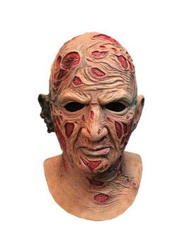 Freddy Krueger Deluxe Nightmare on Elmstreet - Mörderische Träume Latex Maske Horror Trick or Treat