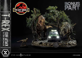 T-Rex Cliff Attack Bonus Version 1/15 Jurassic Park - The Lost World Statue / Diorama 99 x 53cm Prime 1 Studio