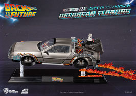 DeLorean Deluxe Version heo EU Exclusive 1/20 Back to the Future Egg Attack Floating Time Machine Statue Back to the Future II 22cm Beast Kingdom Toys