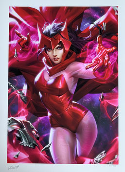 Scarlet Witch Marvel Kunstdruck 46 x 61cm - Fine Art Print ungerahmt Sideshow