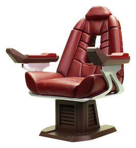 Raumschiff Enterprise - E Captain's Chair 1/6 Star Trek: Der erste Kontakt Stuhl Replik 15cm Actionfigur Accessoire Exo-6