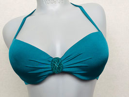 Türkisgrünes Schalen-Bikinitop von Rosanna Ansaloni / Größe 80 B