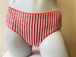 Rot/Weisse Bikini-Pantie von Valerie Blu / Größe 34/36