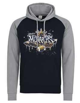 NEU Monarchs Raglan Hoodie "Graffiti"