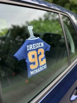 NEU Monarchs Auto-3er-Set "Autoschal-Minitrikot-Aufkleberkarte"
