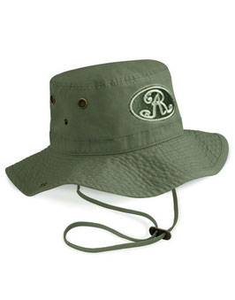 NEU Monarchs Panama Hut olive "Logo"