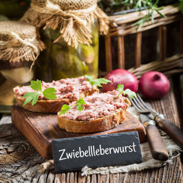 Zwiebelleberwurst ( Wurst ca. 250g )