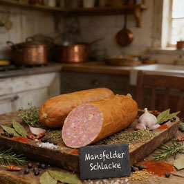 Original  Mansfelder "Hammerstiel" ( Wurststück ca. 400 g )