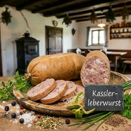Kasslerleberwurst ( Wurst ca. 450g )