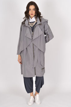 Trenchcoat mit Reißverschlüssen
