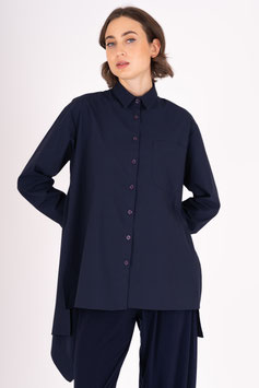Baumwollbluse mit Zipfeln