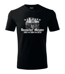 Köln Deutscher Meister Shirt Schwarz