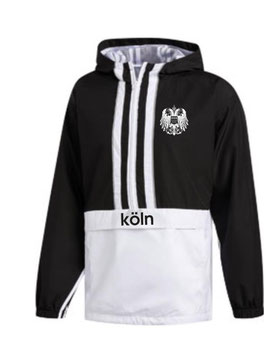 Köln Windbreaker Adler Schwarz weiss