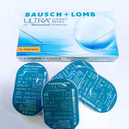 Ultra. Lente de contacto suave para astigmatismo. Paquete de 2 cajas